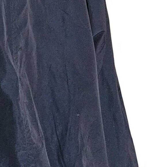 VALENTINO NAVY RUFFLE TRIM NECK TIE JACKET (40) - Picture 16 of 16